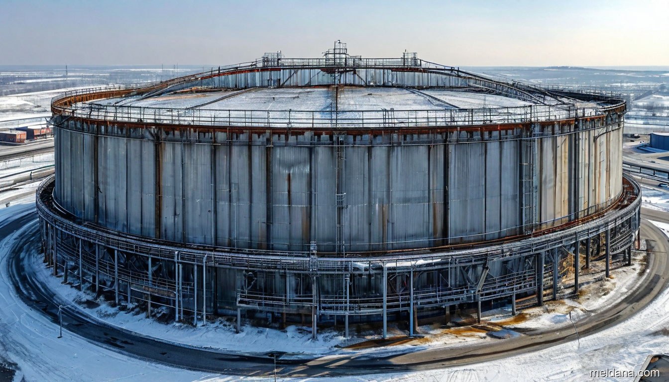 Антидроновая защита резервуара РВС-50000 Горно-Алтайске — ЗОК ЗАСЛОН по СП 542